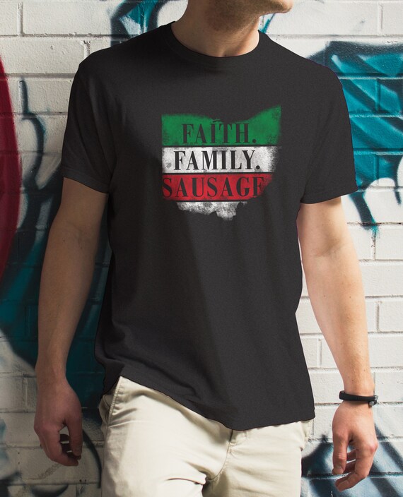 Faith Family Sausage Unisex Short Sleeve Tee