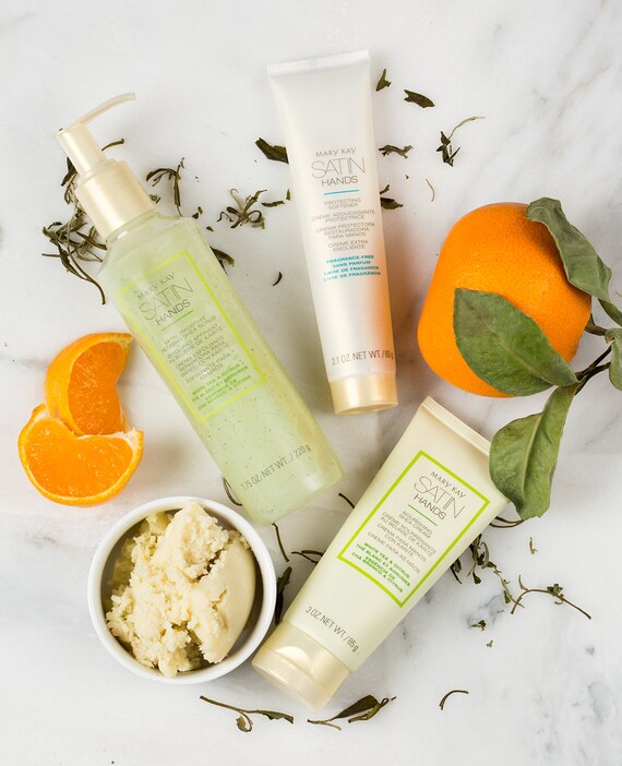 Marykay® White Tea & Citrus Satin Hands Pampering Set Etsy