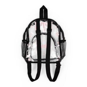 Klar Konzert Rucksack | K-Pop ARMY World Tour Design | Transparente Stadion zugelassene Tasche | Kpop Konzert Rucksack | Y2K Ästhetischer PVC Tagesrucksack Bild 3
