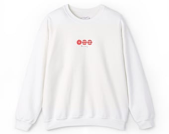 Besticktes K-Pop Sweatshirt • Minimalistischer Bangtan Tour Rundhalsausschnitt