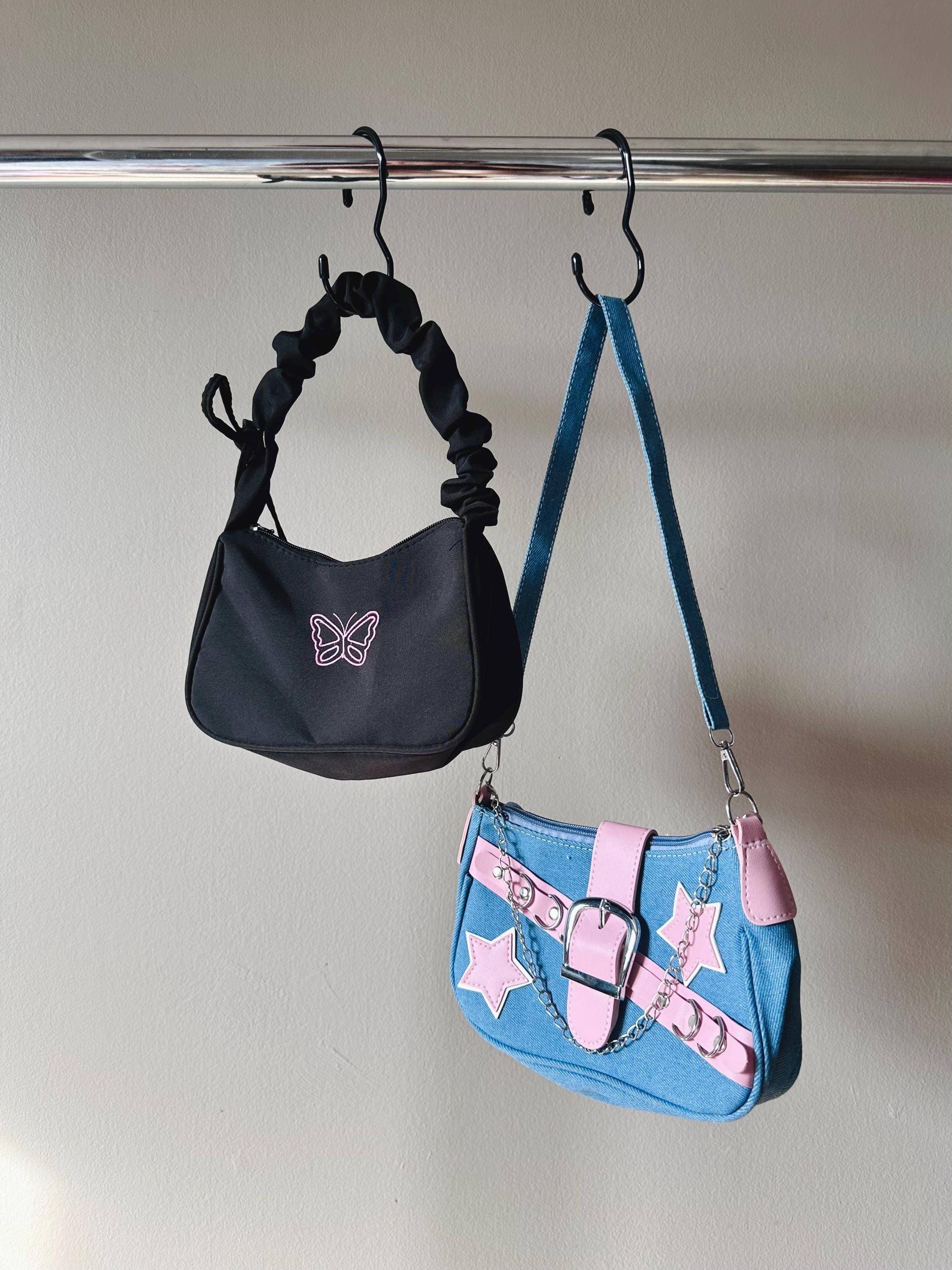 Y2K Shoulder Bag: Butterfly Handbag or Denim Star Purse - Etsy