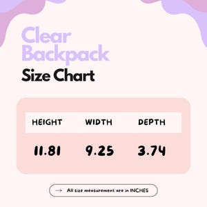 Klar Konzert Rucksack | K-Pop ARMY World Tour Design | Transparente Stadion zugelassene Tasche | Kpop Konzert Rucksack | Y2K Ästhetischer PVC Tagesrucksack Bild 8
