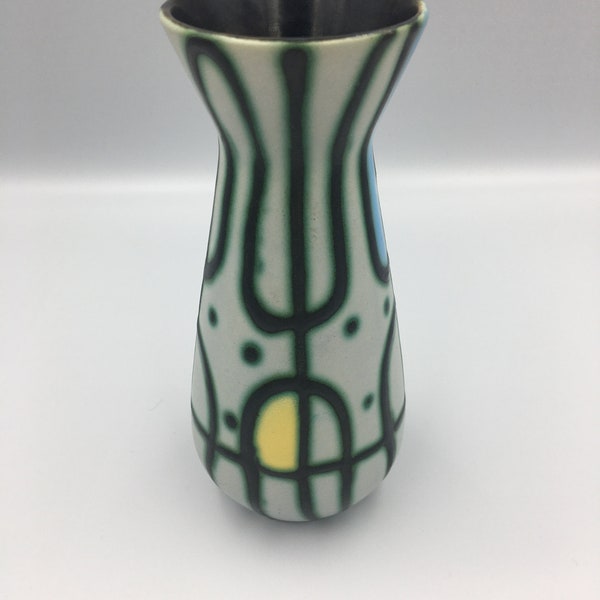 Vintage 1960s West German Pottery Vase by FOHR Keramik Fat Lava 330-16