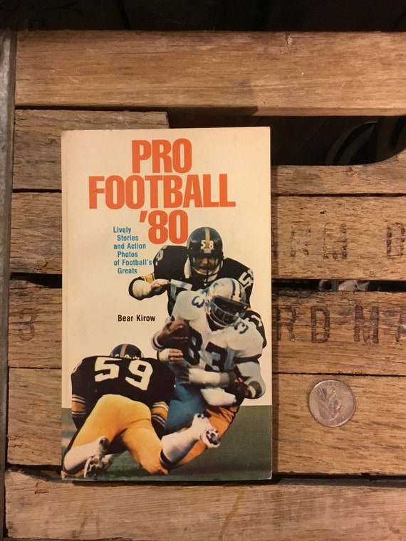 Pro Football 1980 NFL vintage book Etsy