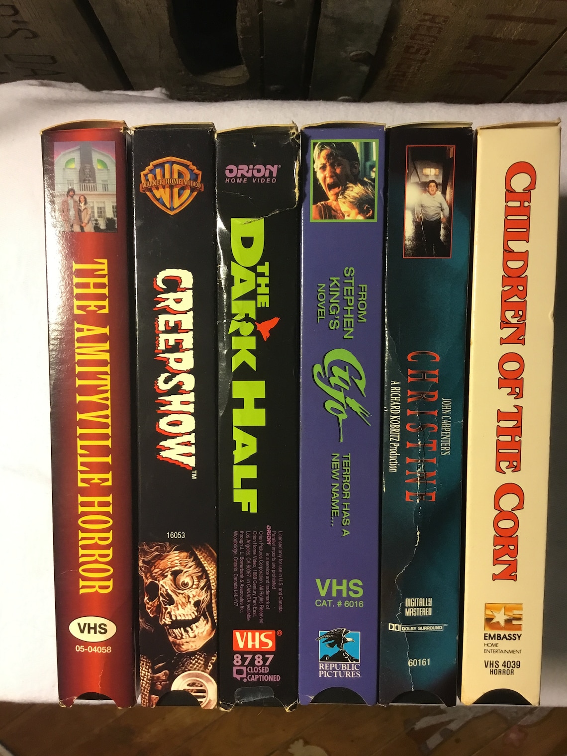 80s Horror Movies YOU PICK VHS Tapes Tested and Working | Etsy