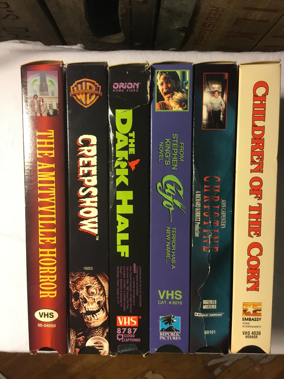 80s Horror Movies YOU PICK VHS Tapes Tested and Working Etsy