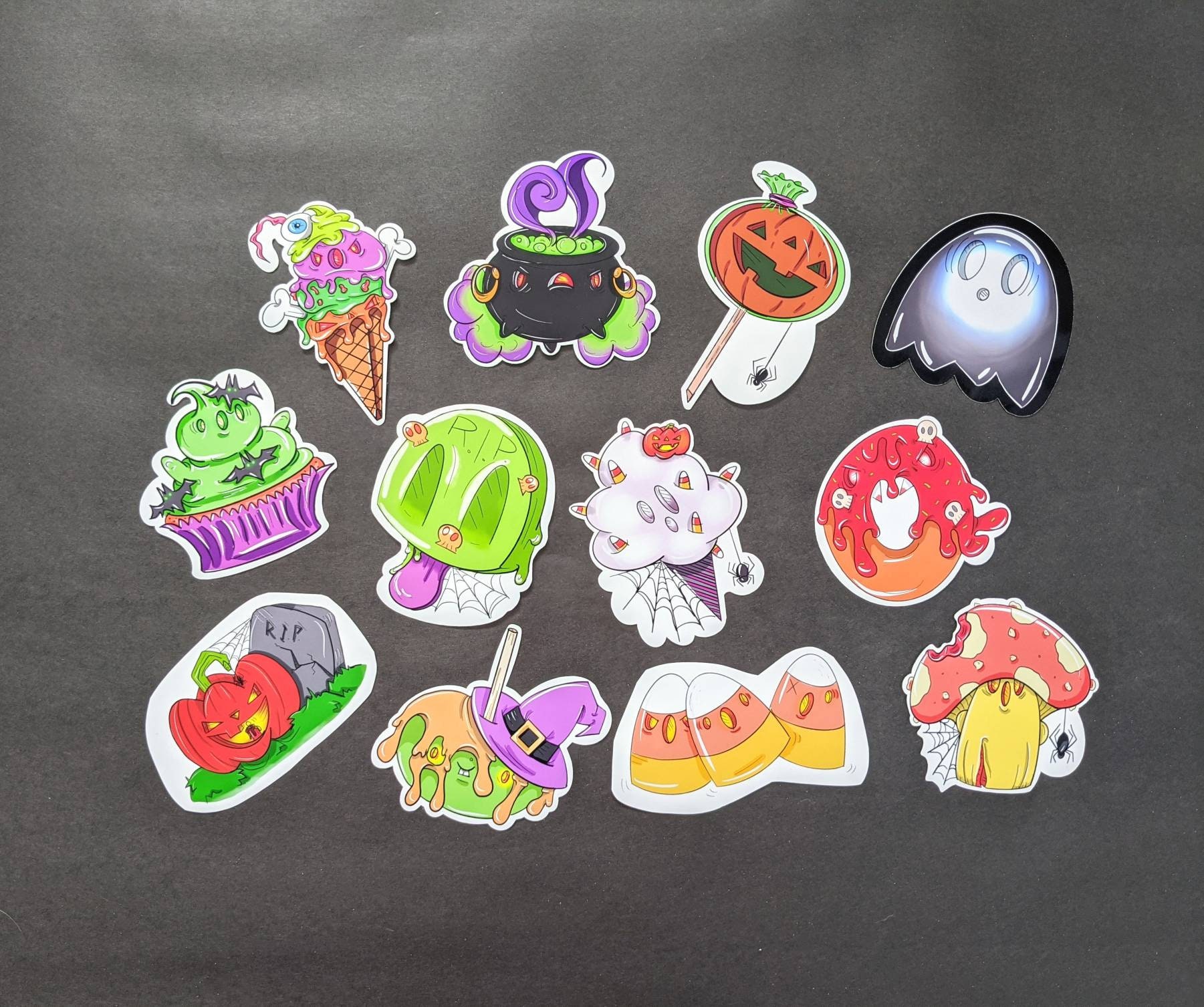 Stickers Halloween 12 pièces