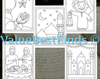 Download Ramadan Coloring Etsy