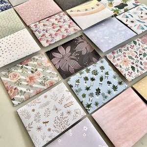 Surtido de mini sobres / Mini juego de papelería / Selección de tarjetas en blanco (juego de 10)