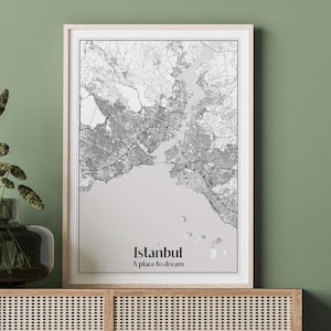 Custom city map, any city, personalized map print, printable wall art, digital download
