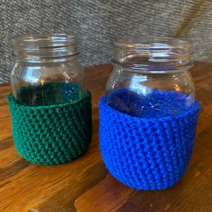 Crocheted Drink Cozy / Koozie / Mason Jar Koozie / Drink Cozie