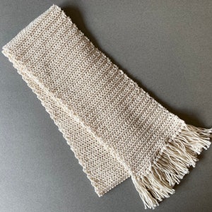 Cozy White Scarf