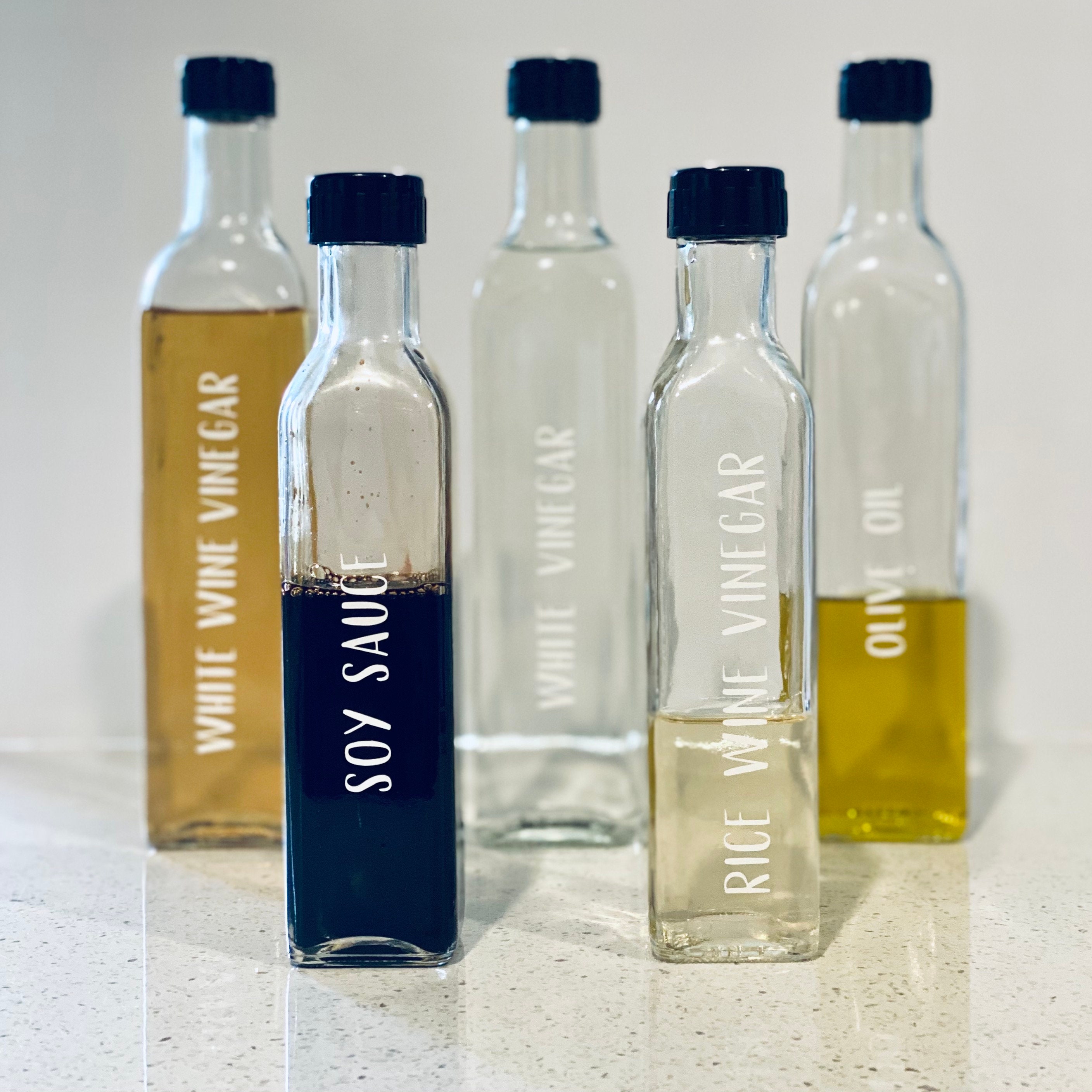 Oil Bottles Vinegar Bottle Oil & Vinegar Bottle Decanting Etsy