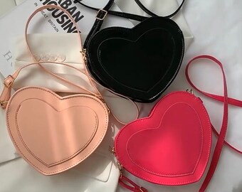 heart shaped sling bag