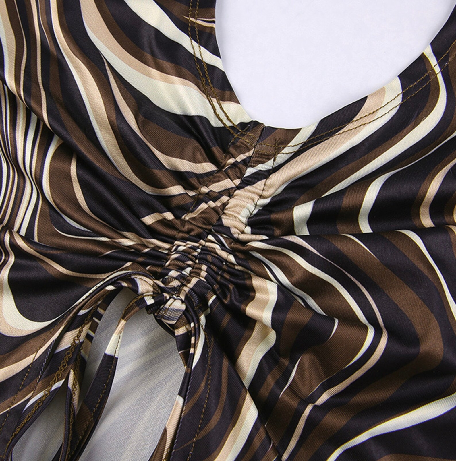 Halter Scarf Cami In Marble Print, ASOS DESIGN