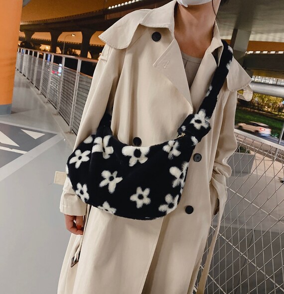 flower fuzzy bag