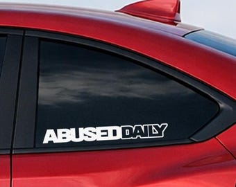 Abnutzungsbeständige tägliche Vinyl Aufkleber Aufkleber - TUNER Auto Lustige Fenster Aufkleber, Racing Drift Track Auto-Enthusiast Aufkleber