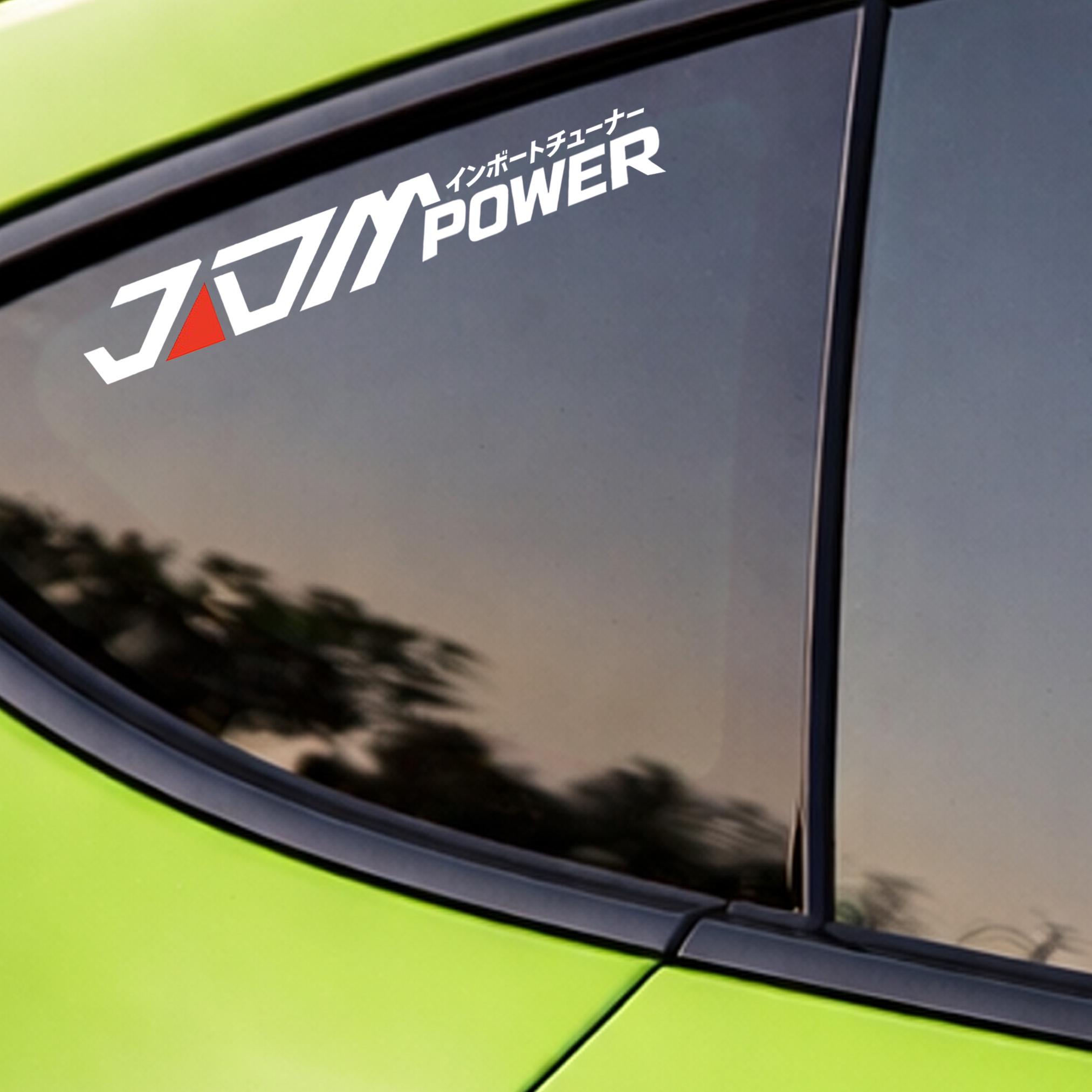 Jp Performance Sticker JDM Power Vinyl Decal Sticker – Japanese Performance Racing Style ...