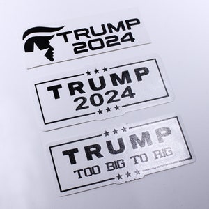 TRUMP 2024 4 PACK Bundle! USA Decal Sticker - Vinyl Graphic, 45 47, Donald Trump President, Republican Gift, Support Trump Potus, Maga, Vote