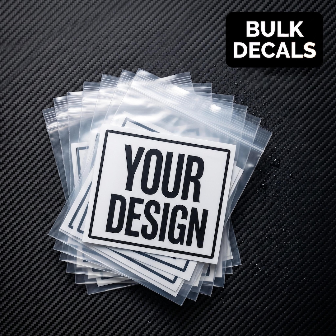 Custom Vinyl Decal Sticker (bulk Pricing) – Personalized Text, Branding ...