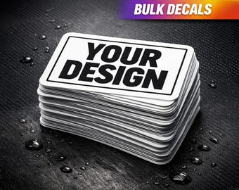 CUSTOM Vinyl Decal Sticker (BULK PRICING) - Personalisierter Text, Branding, Logo, Schilder oder Bilder für Autos, Fenster, Business, Hochzeiten, Events