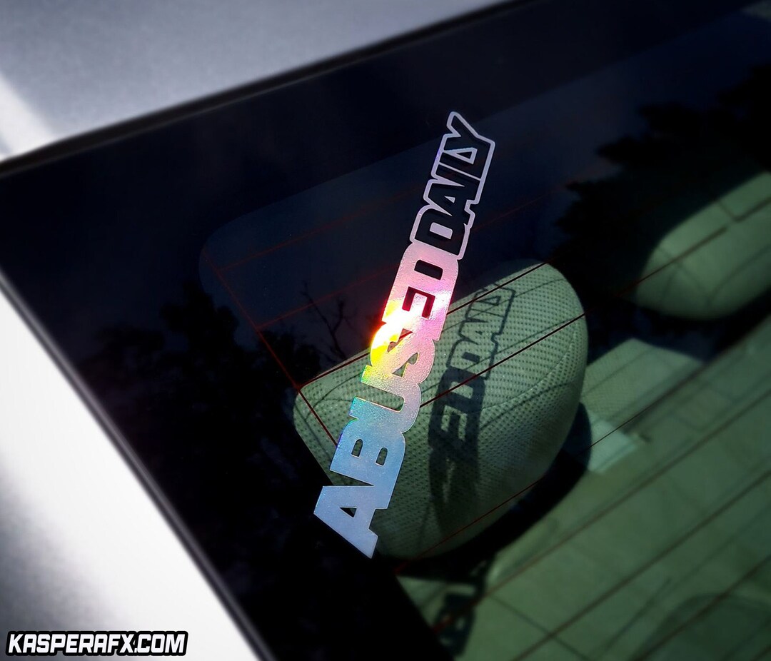 Abused Daily Decal Sticker Vinyl Graphic Racing Decals JDM - Etsy