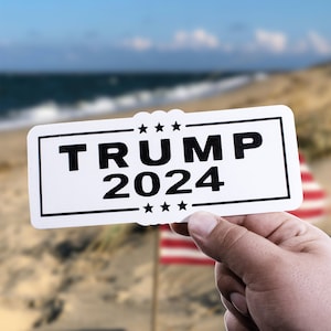 TRUMP 2024 USA Decal Sticker - Vinyl Graphic, 45 47, Donald Trump President, Republican Gift, Support Trump, Potus, MAGA, Trump 2024