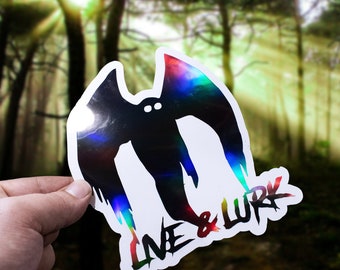 Mottenmann Aufkleber: WV Cryptid, Urban Legend, Spooky Halloween