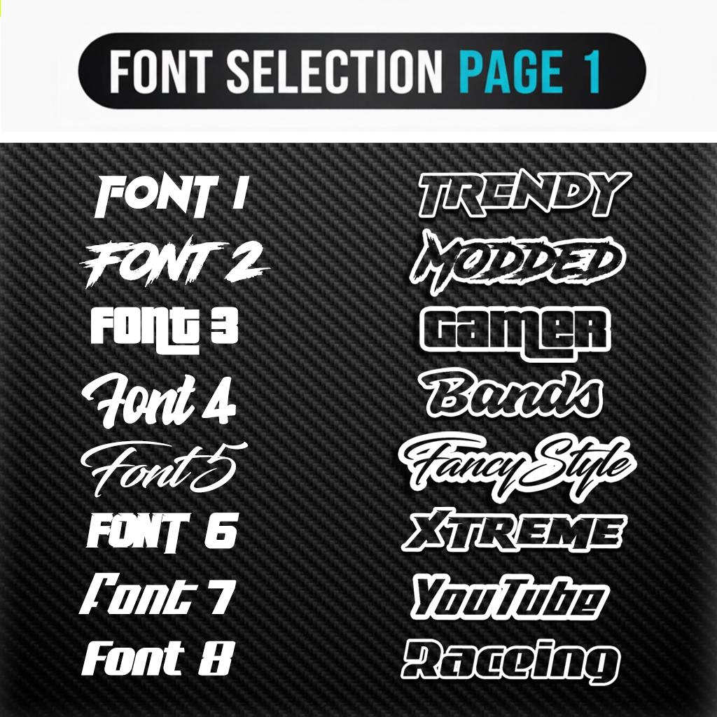 Custom Bike Decal Sticker: Vinyl Lettering, Mountain Bike, BMX - Etsy