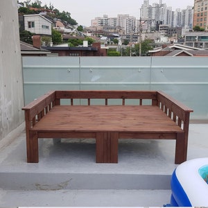 Korean outdoor hot sale daybed