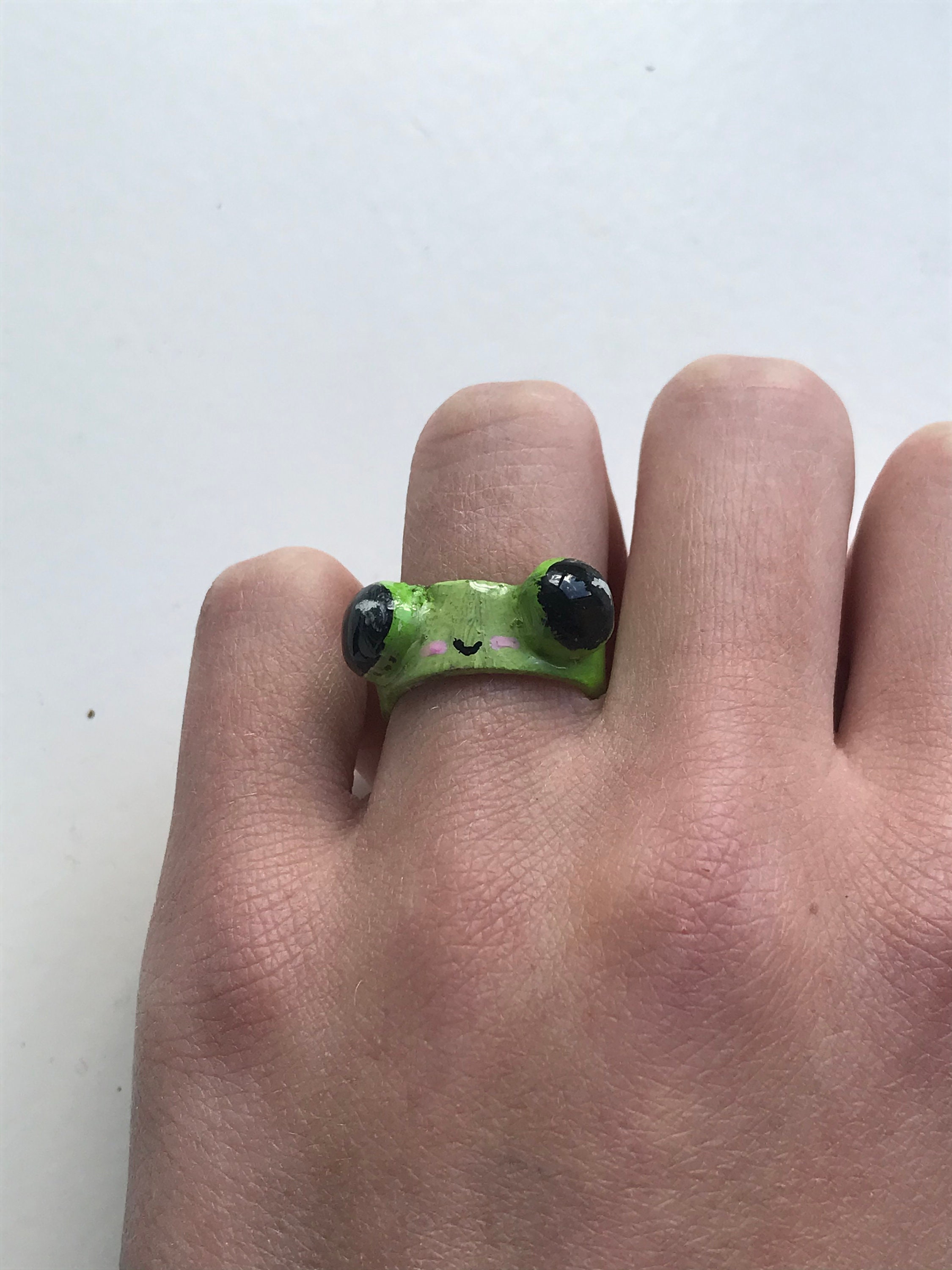 Frog ring Etsy