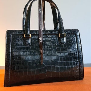 Hermes crocodile bag Etsy