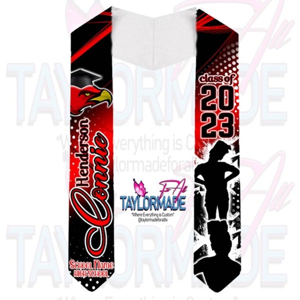 Red and Black Graduation All Over Template Etsy Red and Black Graduation All Over Template Etsy