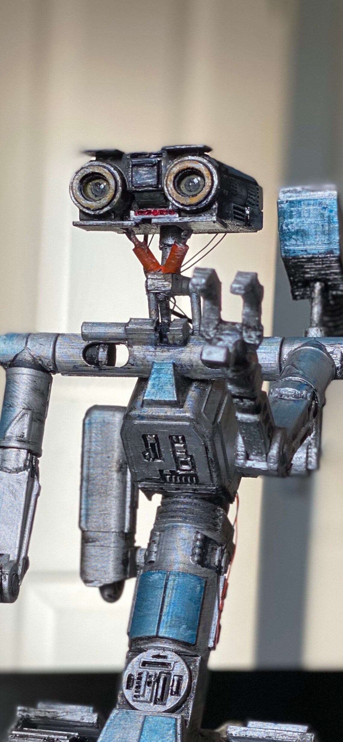 Johnny 5 Robot From Short Circuit 10inch Model 3D Printed Etsy UK