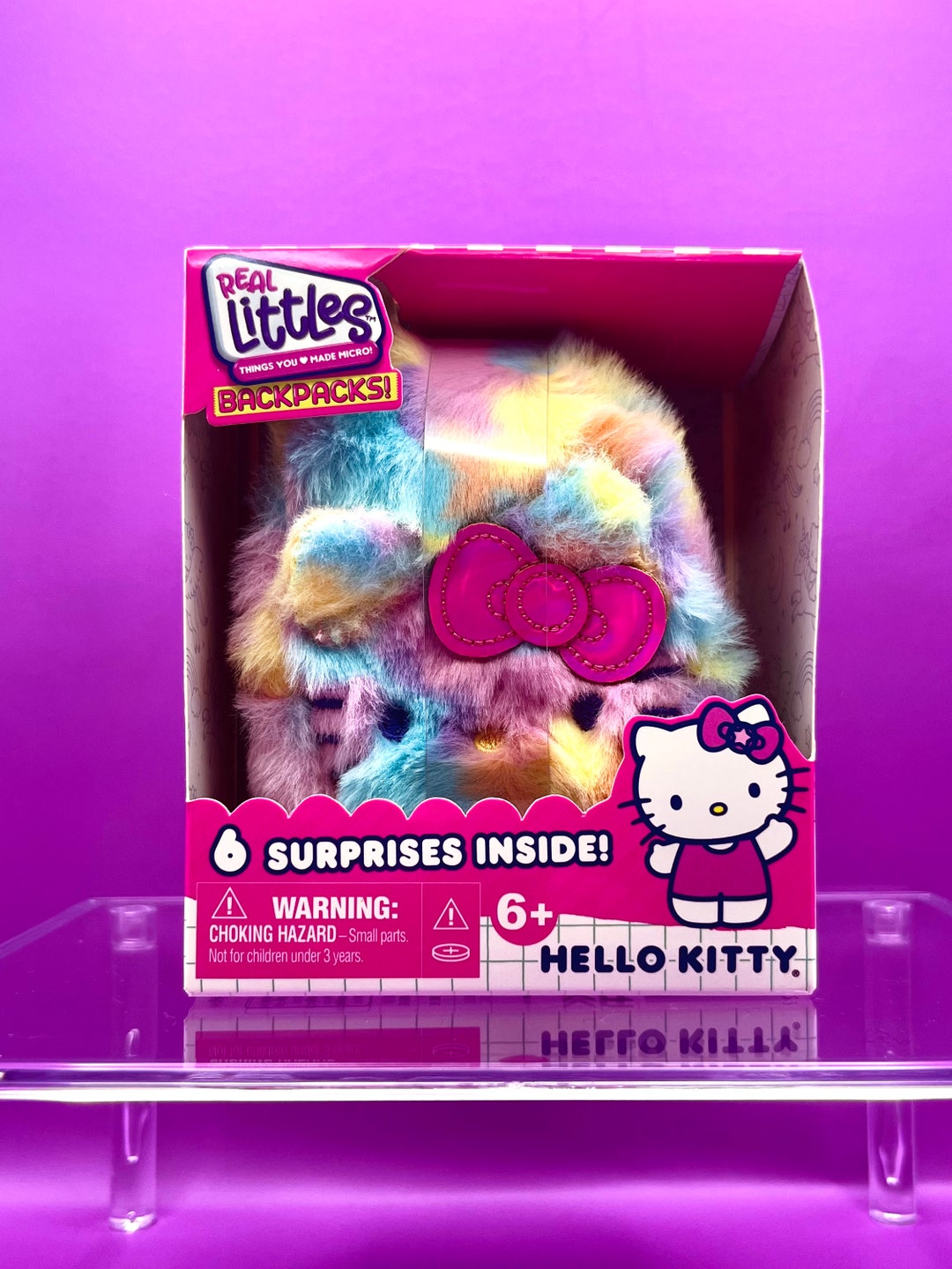 Hello Kitty Real Littles Fuzzy Mini Backpack Etsy