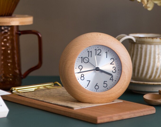 Spalted Maple Desk Clock Etsy