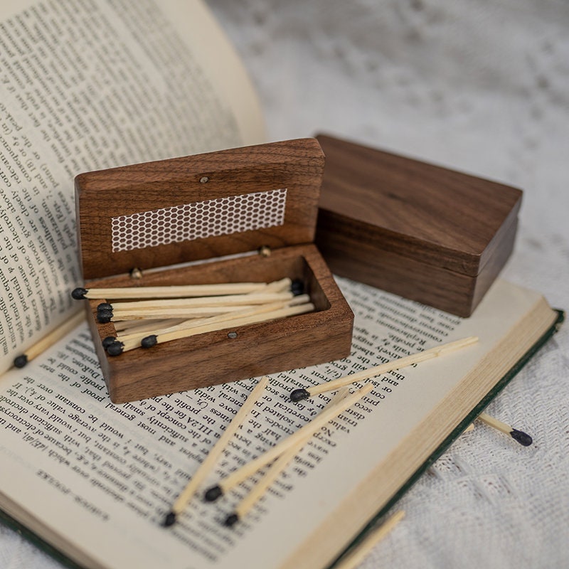 Wooden Matches Casevintage Matches Boxsmoking Gifts Etsy UK