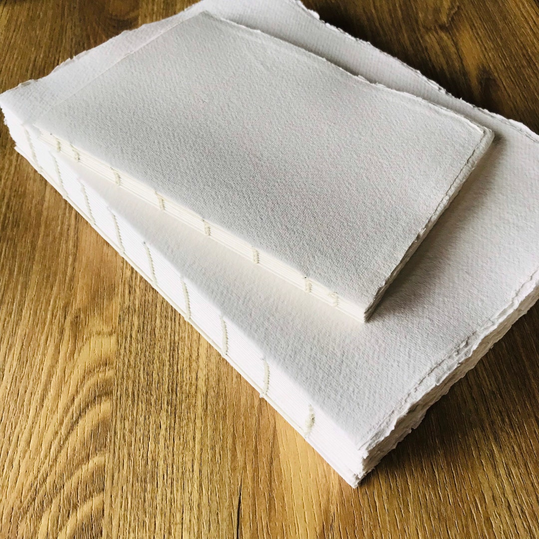 A4 Text Block 320gsm 210GSM Khadi 100% Rag Handmade Sketchbook for ...