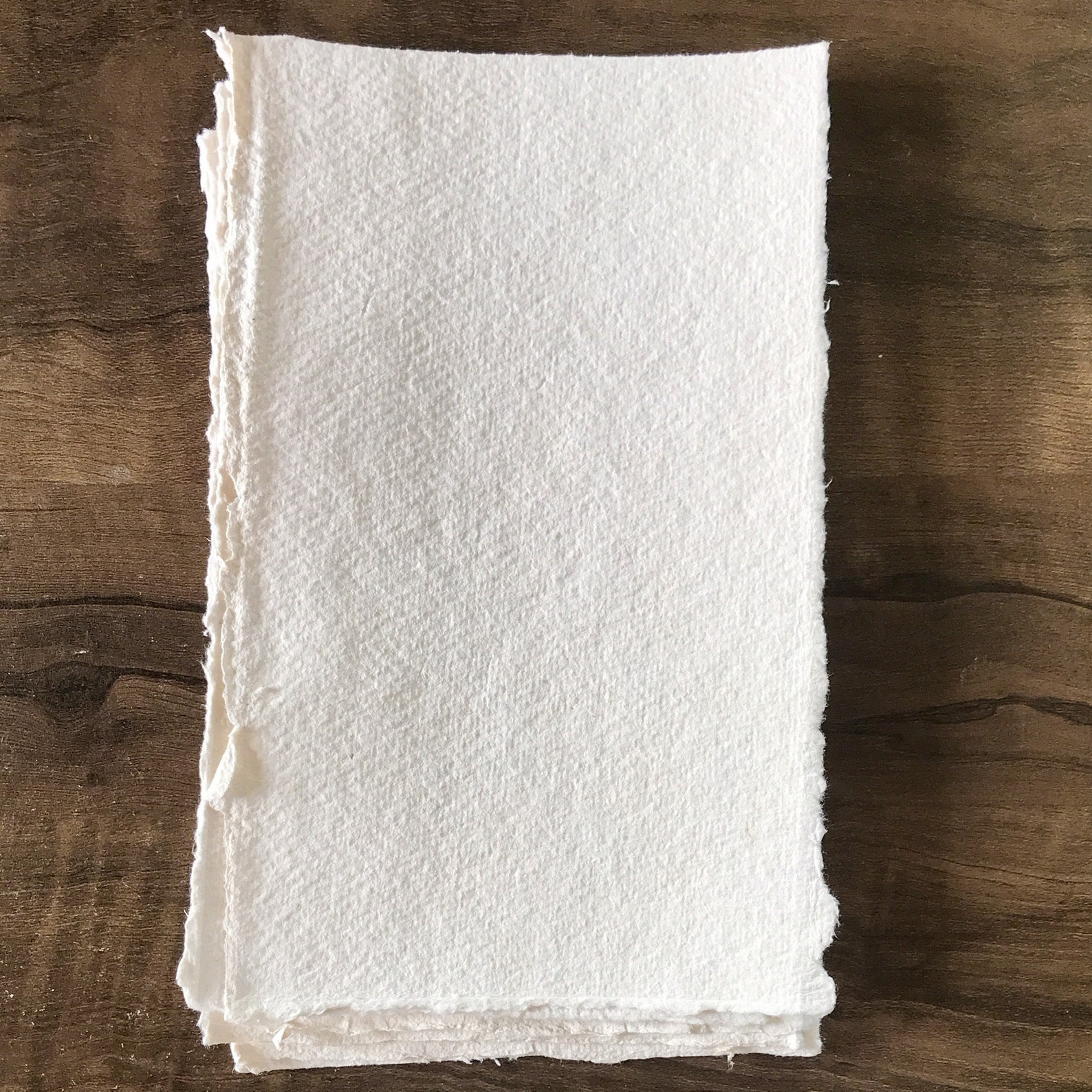 Deckleedge Handmade Cotton Rag Watercolor Paper Artist Grade Etsy