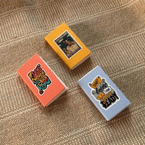 3 Mini Sketchbook ad acquerello, Khadi 100% cotone, 150 g/m², 30 pagine, fatto a mano, parole motivazionali, piccoli quaderni da viaggio artistici.
