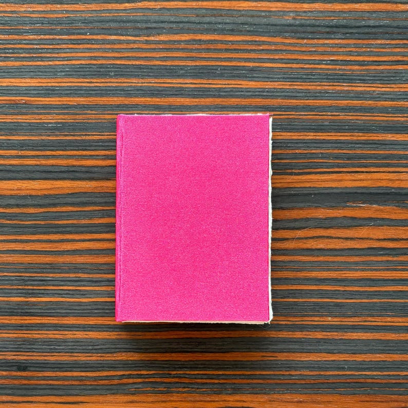 Arches Cold Press 300 gsm (140 lb) aquarelschetsboek, 100% katoenpapier, 7,5 x 5,5 inch, portret, satijn, suède, notitieboek Fine Art Travelers Pink Satin