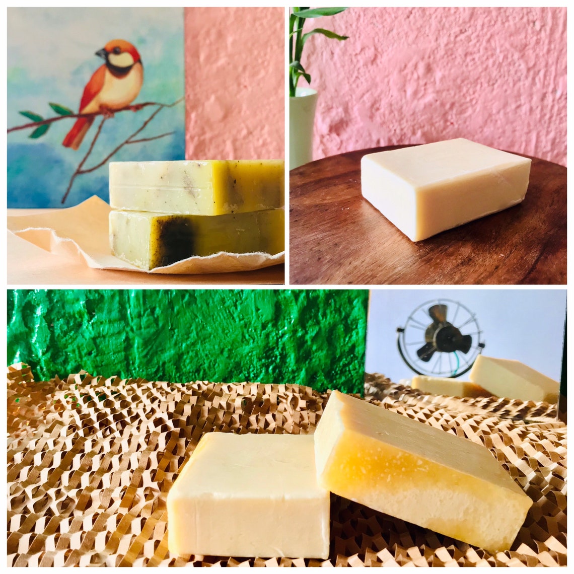 Economy Pack of 3 Silk Soaps Cold Pressed Soaps Etsy