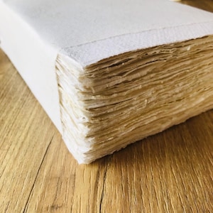 Bulk Watercolour Paper Sheets 320gsm Khadi 100% Cotton Rag | Handmade Cold Pressed | Book Binding, Letterpress Printing, Wedding Stationary.