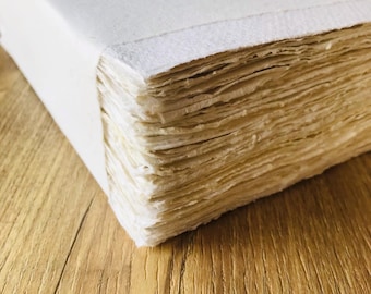 Bulk Papers Watercolour Sheet, 320gsm Cold Press, Handmade, Khadi 100% Cotton Rag,  Book Binding, Letterpress Printing, Fine Art Stationary.
