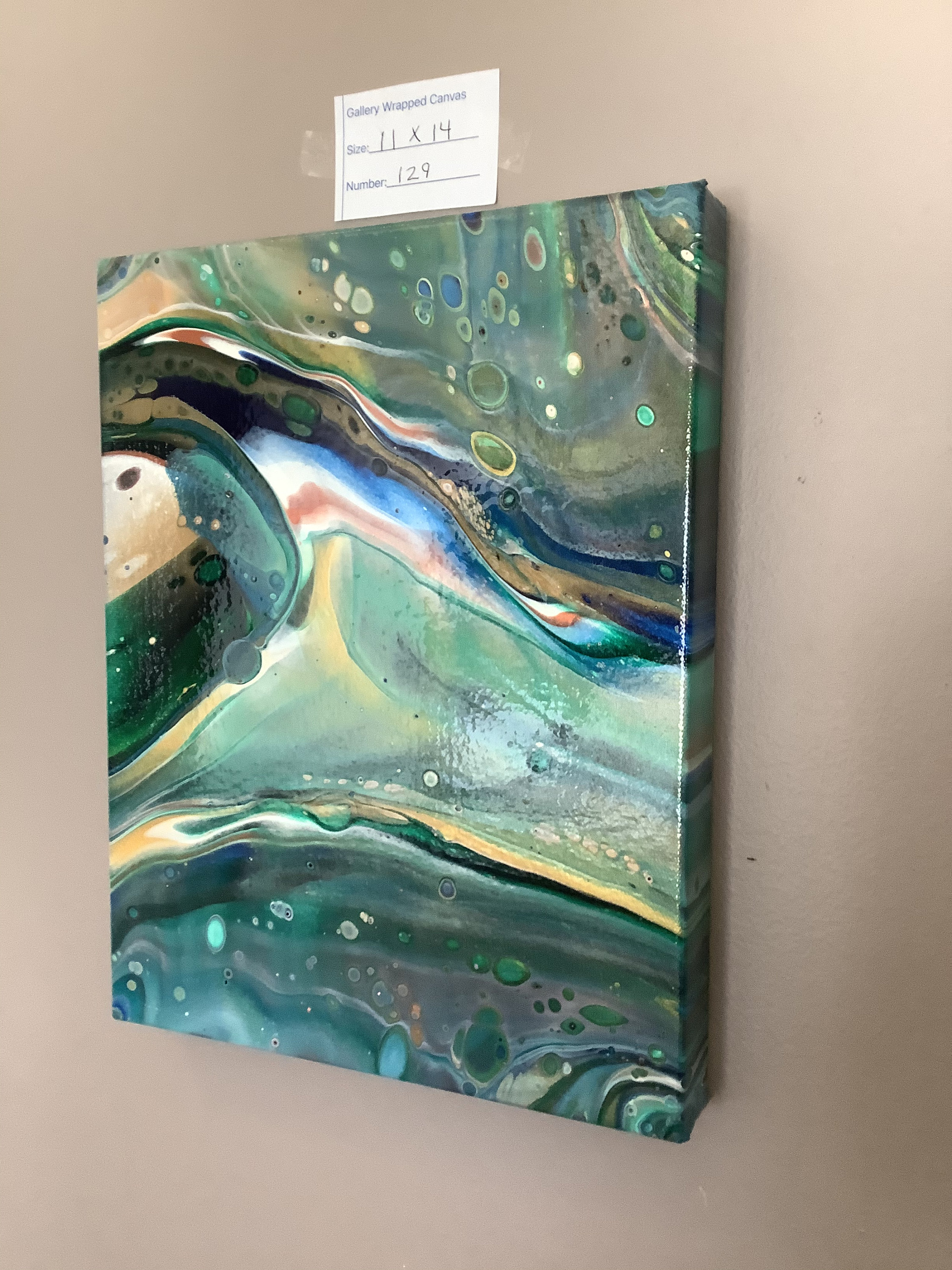 Original Fluid Acrylic Art Etsy