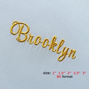 BX Font For Embroidery Script Embroidery Font, BX Font, Cursive Embroidery Font, Alphabet Embroidery, Script Embroidery, Embroidery Designs