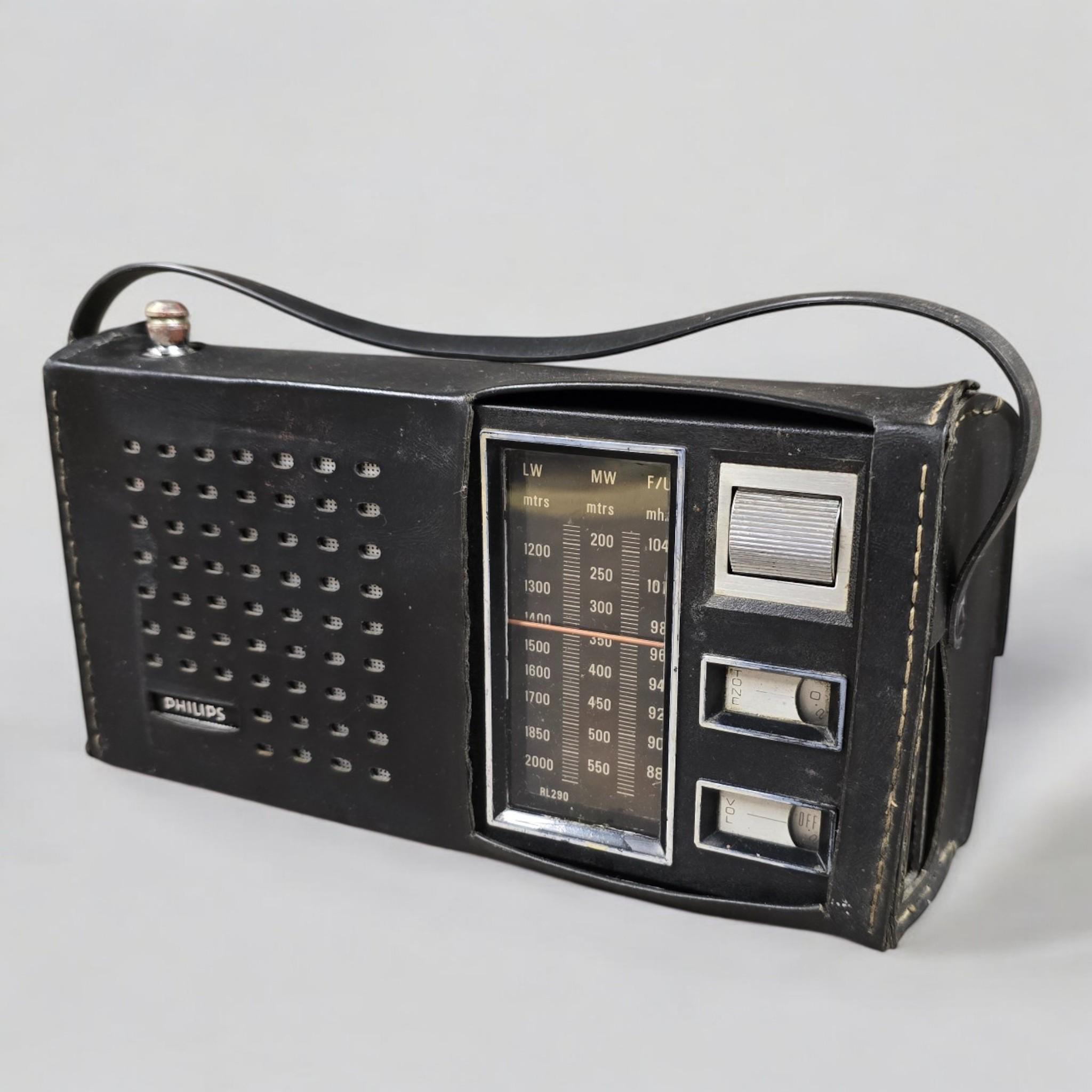 Portable Picnic Kofer Radio PHILIPS 90RL290 Vintage Design 1970