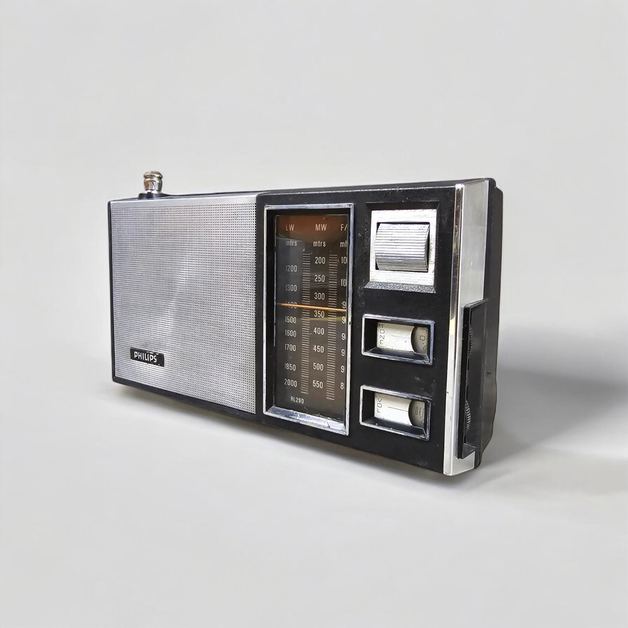 Portable Picnic Kofer Radio PHILIPS 90RL290 Vintage Design 1970