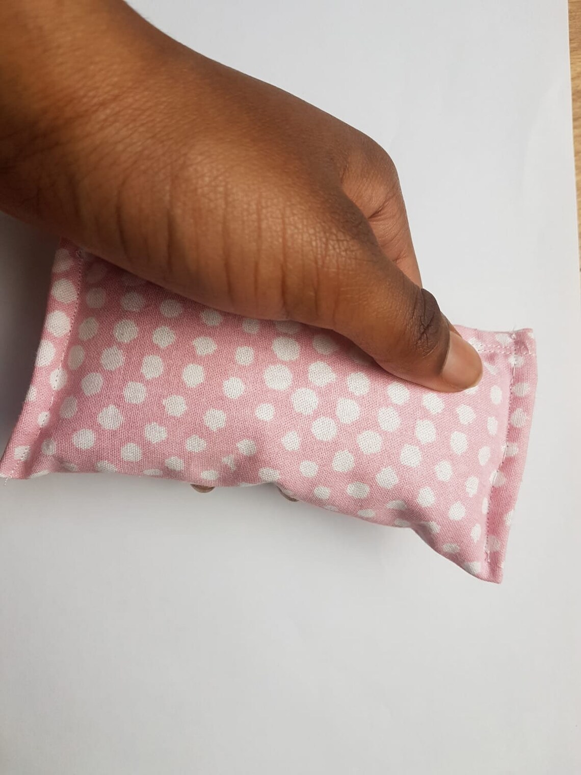 Pink and White Hand Warmers Etsy