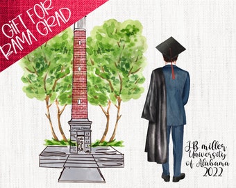 Personalized Gift for Your Favorite University of Alabama Grad | Unique Personalized | 2023 | NOT included in any sale!